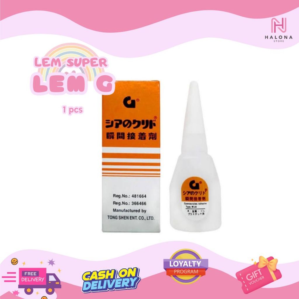 

LEM SUPER GLUE /LEM G SUPER/LEM CAIR MULTIFUNGSI