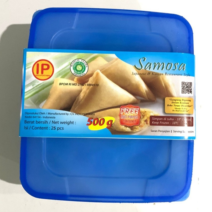 

IP SAMOSA 500GR ISI 25PCS
