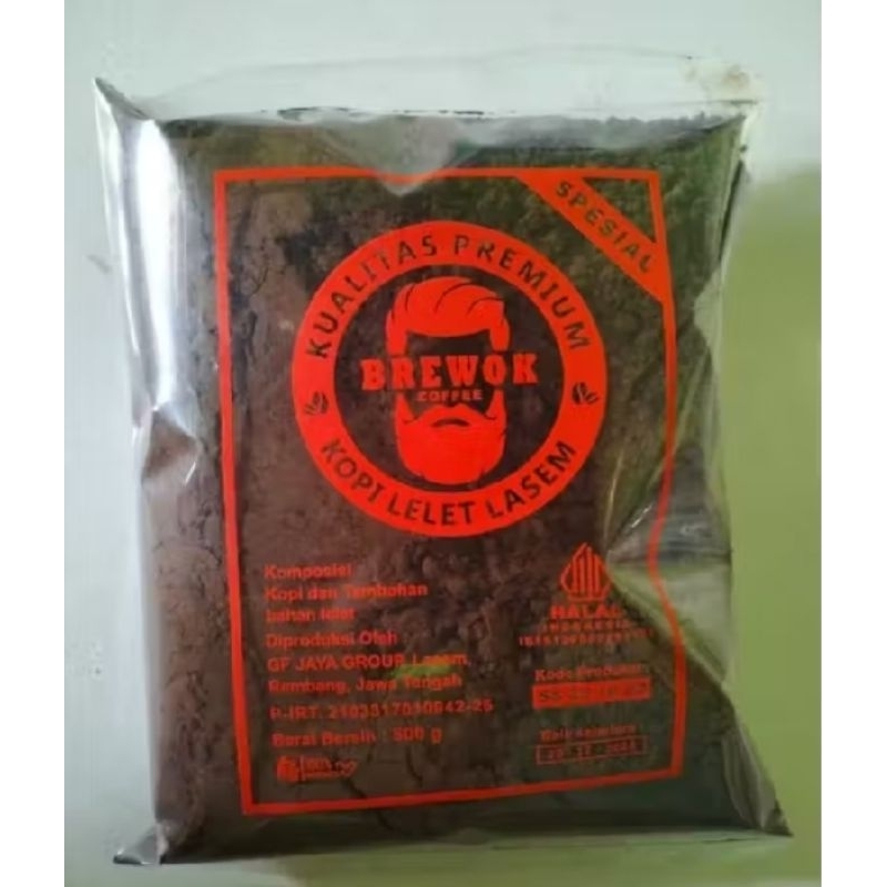 PROMO FOR YOU | KOPI LELET LASEM | KOPI BREWOK | 500 GR | ASLI LASEM