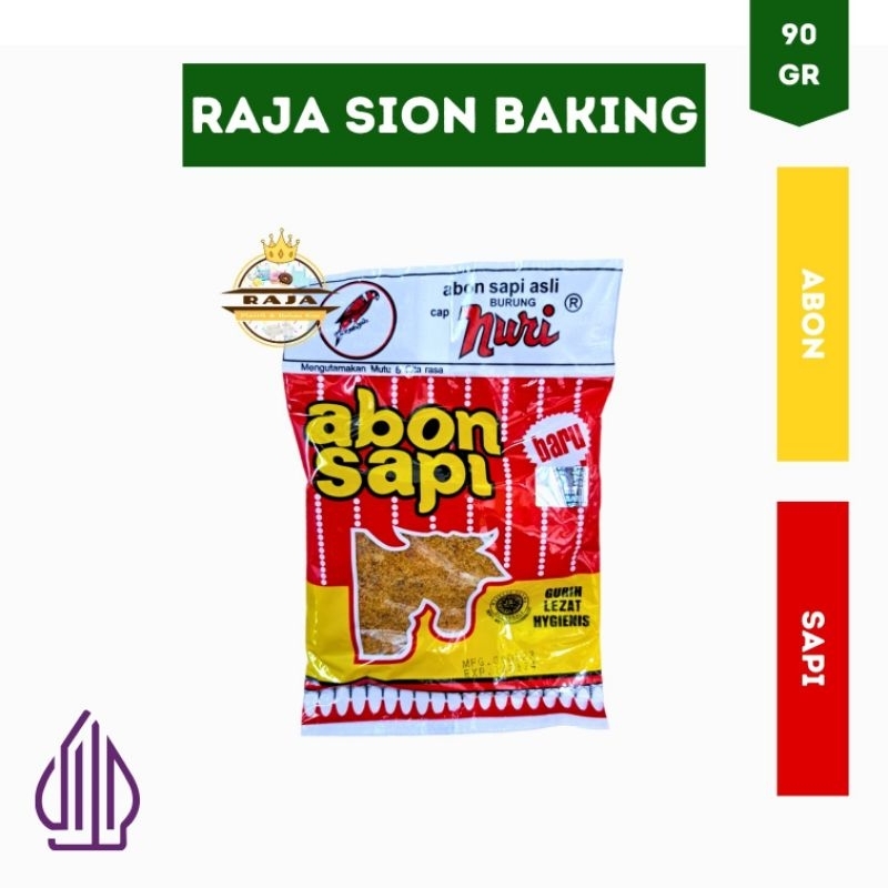 

Abon Sapi Cap Burung Nuri 90gr
