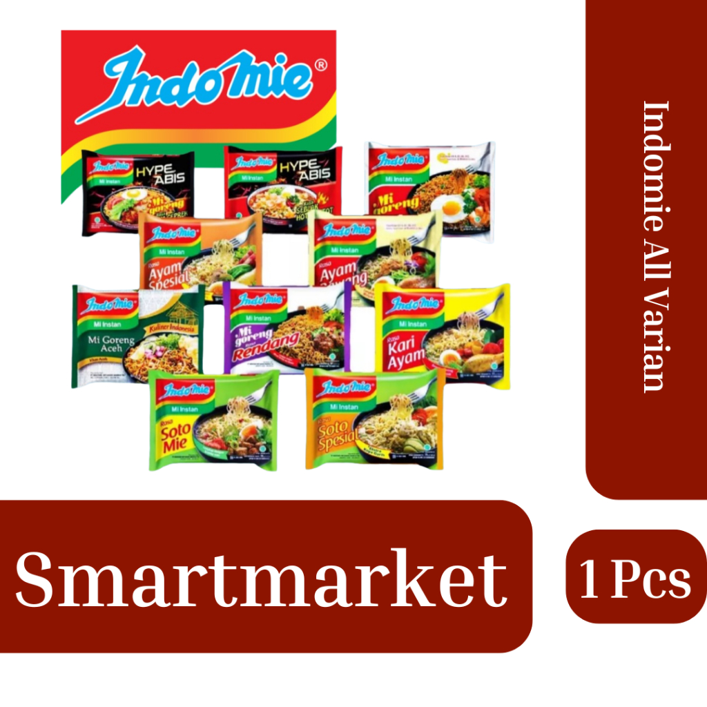 

Indomie All Varian I Kemasan 1 Pcs I 100%Original