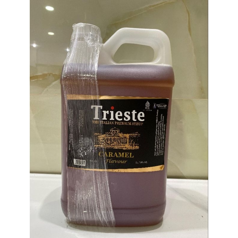 

Trieste Caramel Syrup Jeriken