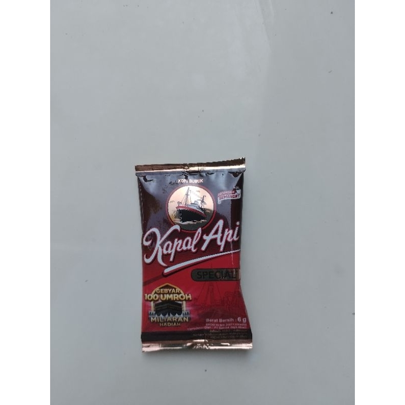 

Kopi Bubuk Kapal Api Saset " SPECIAL " 6g