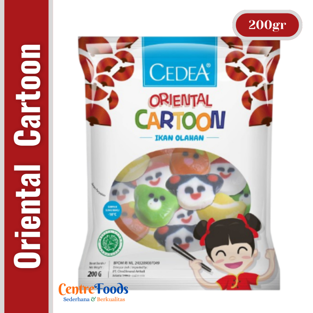 

Ikan Olahan - Oriental Cartoon Cedea | 200gr [ Harga Per BKS ]