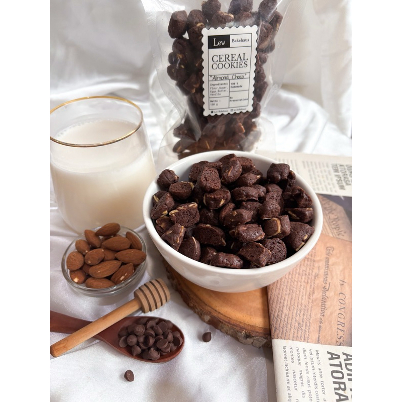 

ALMOND CHOCO CEREAL COOKIES 150 GR / MINI BITES COOKIES