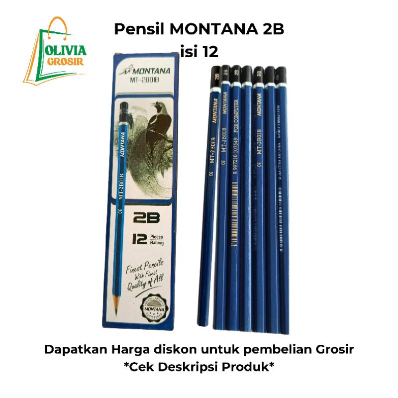 

Pensil Montana 2B (Pack & Grosir)