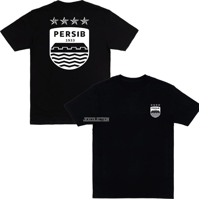 Kaos Persib Bandung Logo Special Edition Champion Back to Back - Kaos Bobotoh Keren - Persib Juara