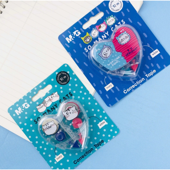 

M&G CORRECTION TAPE HEART SHAPE HACT1257