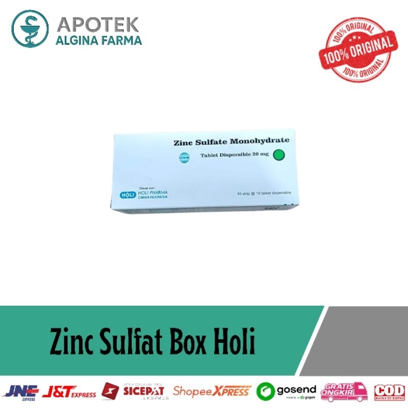 Zinc sulfat box Holi