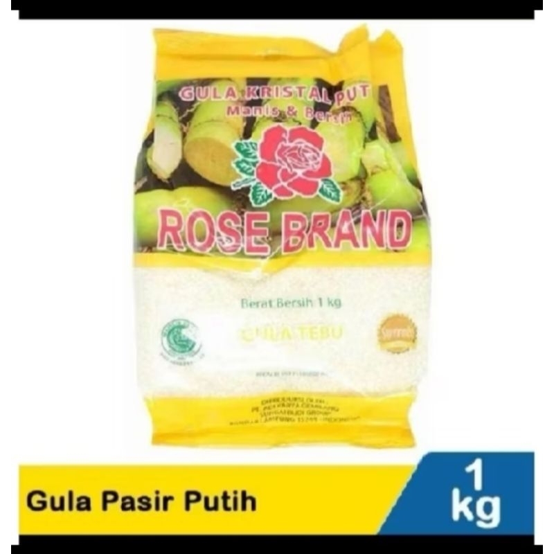 

Gula pasir Rose Brand 1kg