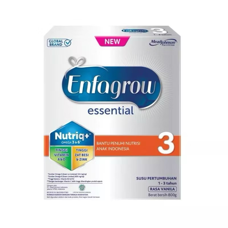 

ENFAGROW ESSENTIAL 3&4 800gram VANILA