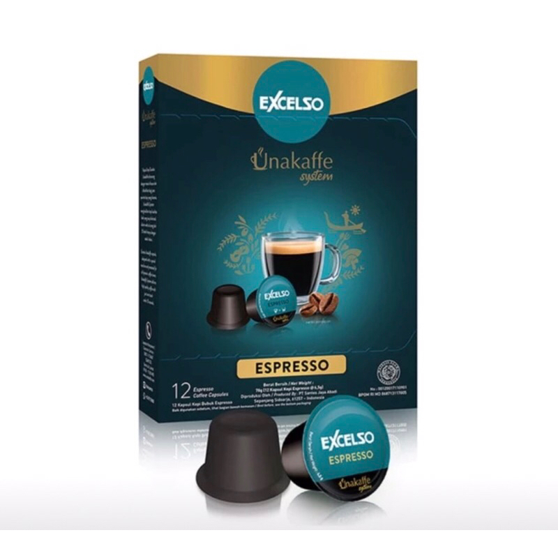 

EXCELSO KOPI KAPSUL ESPRESSO UNAKAFFE