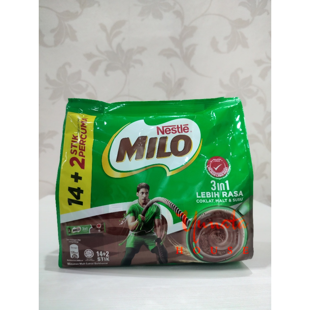 

Milo Sachet Stik Malaysia Activ-Go 3in1 [33g x 14s] & [33g x 14+2s / 16s]