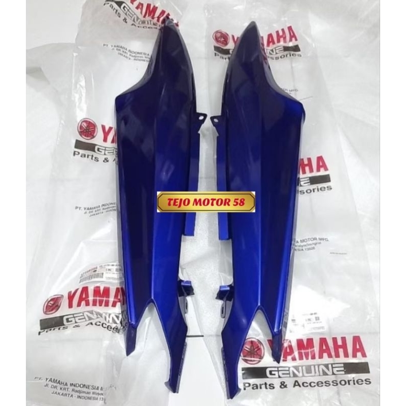 COVER BODY 1 SET KIRI KANAN BIRU MIO SPORTY LAMA SMILE ORIGINAL ORI YAMAHA