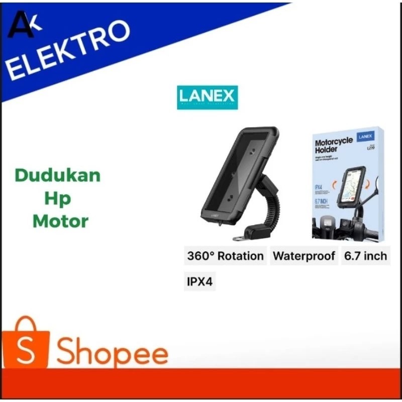 Lanex Dudukan Hp Motor / Dudukan Hp Motor Lanex LZ19