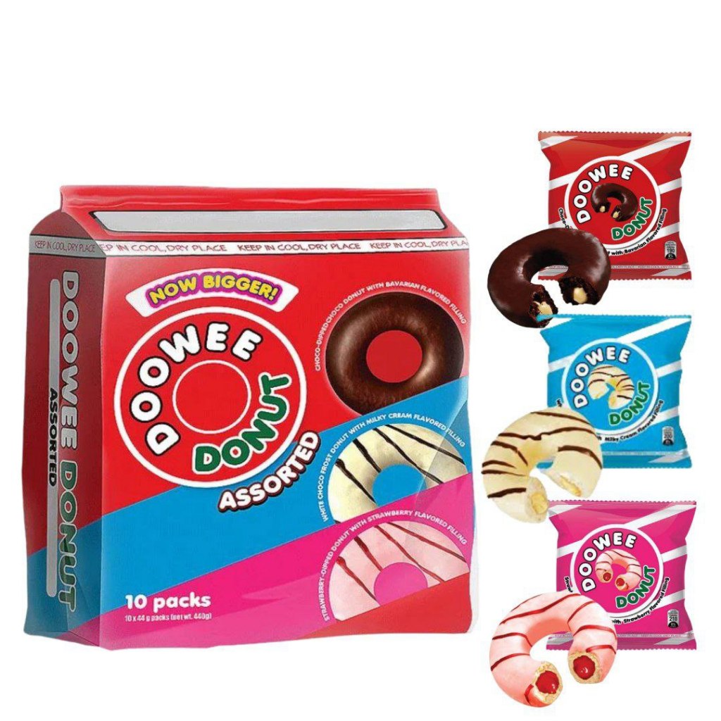 

DOOWEE DONUT ASSORTED ISI 10 KUE DONUT IMPOR
