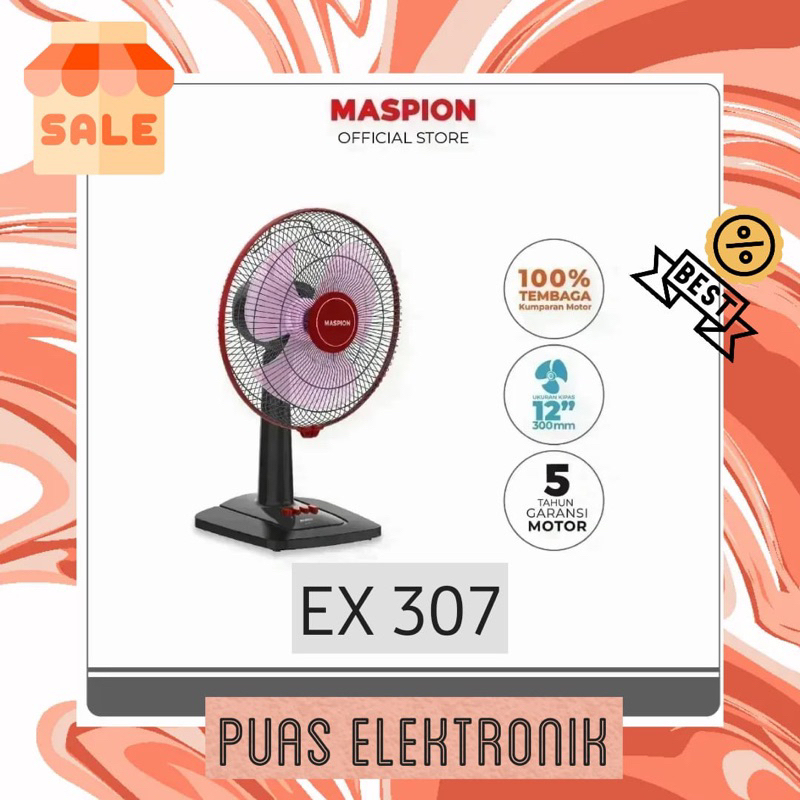 KIPAS ANGIN MASPION EX 307 DUDUK