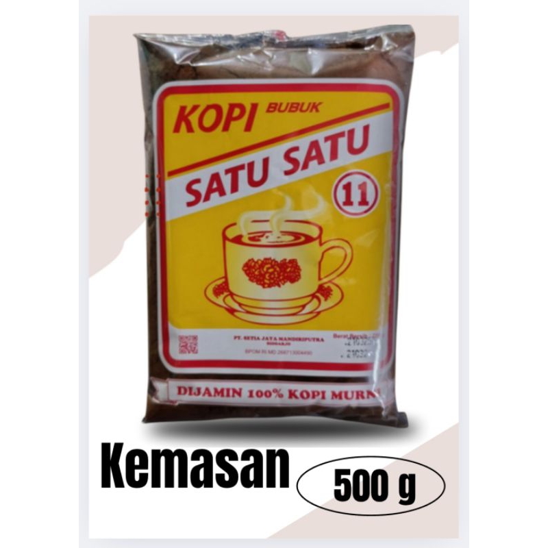 

KOPI BUBUK MURNI | KOPI SATU SATU | KEMASAN 500g