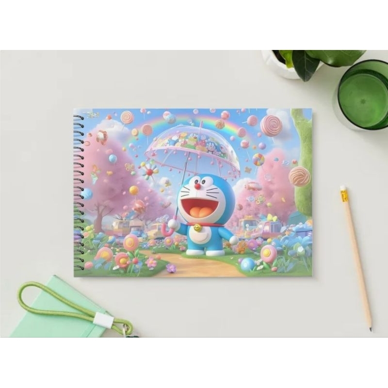 

Buku Gambar Premium A4 Ring Buku Sketsa Sketchbook Premium A4 Ring - Doraemon Edition
