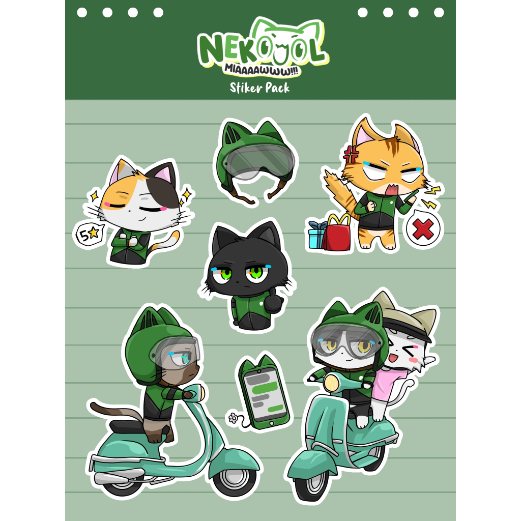 

STICKER PACK NEKO OJOL (NEKOJOL)