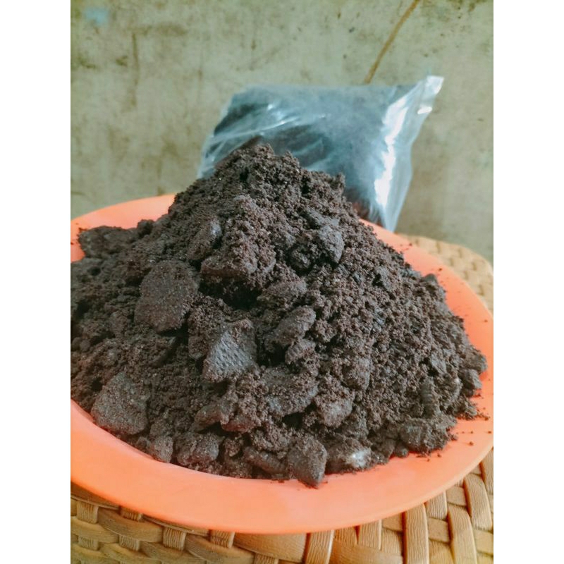 

(1KG)BISKUIT HITAM CRUMB HALUS DAN KASAR TAMBAHAN TOPING MINUMAN, remahan biskuit hitam