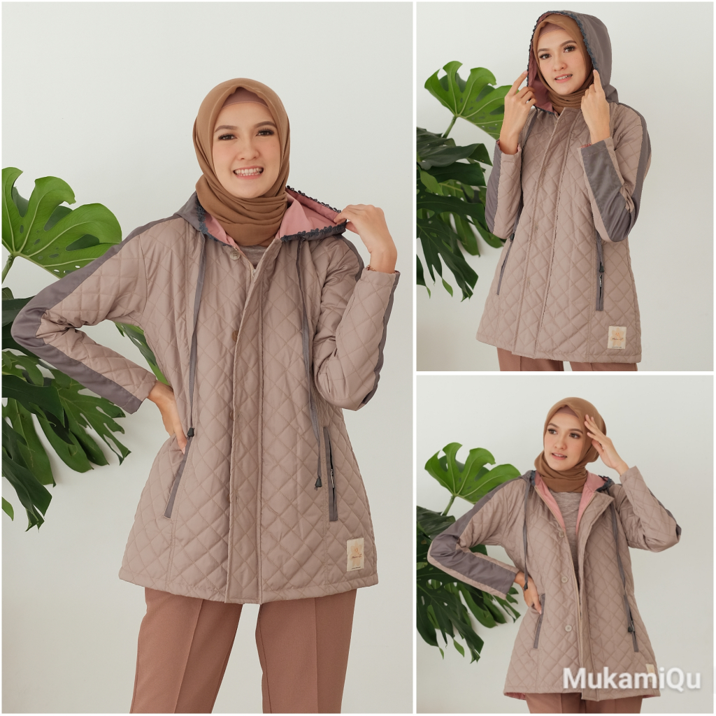 Jaket Muslimah Jaket Hijaber Wanita Bellova Mukamiqu