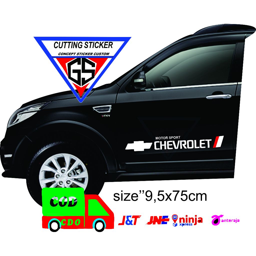 stiker list body pintu mobil crevrolet stiker cuting list body pintu mobil stiker crevrolet