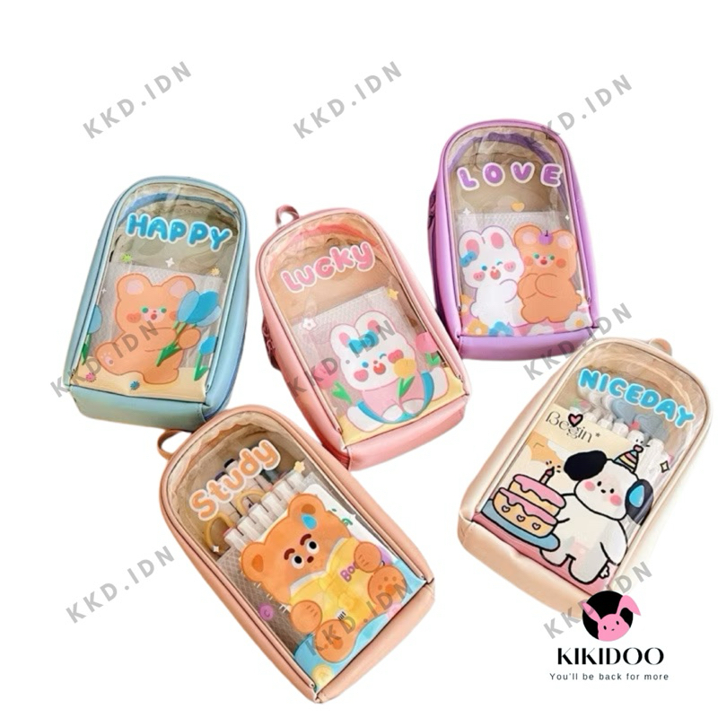 

KKD Kotak Pensil Alat Tulis Model Asthetic / Pensil Case Pvc Anti Air / Kotak Pensil Kain Kawaii RT143