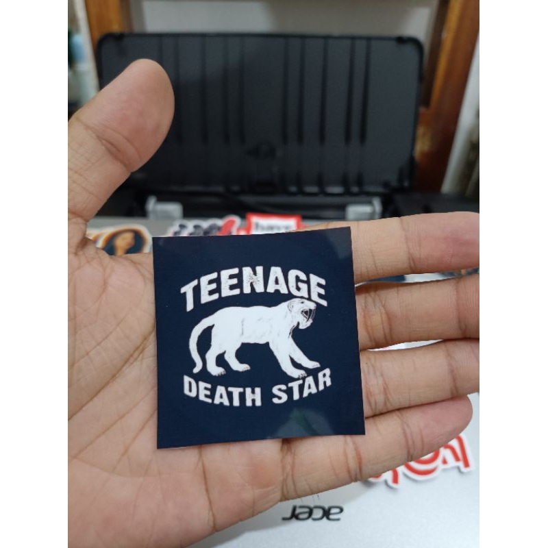 

STIKER SKENA/KALCER/BAND Teenage Death Star , vinyl premium anti air ,serbaguna untuk helm,laptop,tumbler,dan benda-benda kalcermu lainnya.