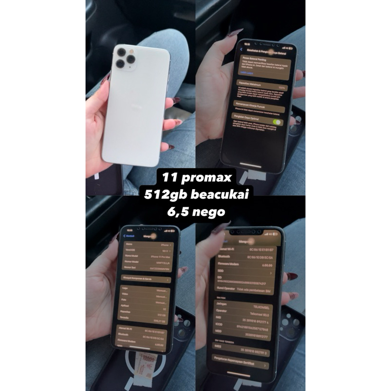 Iphone 11 Promax cukai No minus