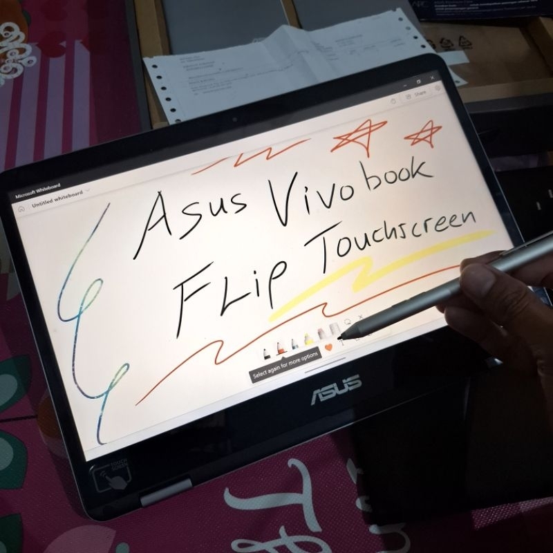 Laptop Asus VivoBook Flip Layar Sentuh S-pen Original