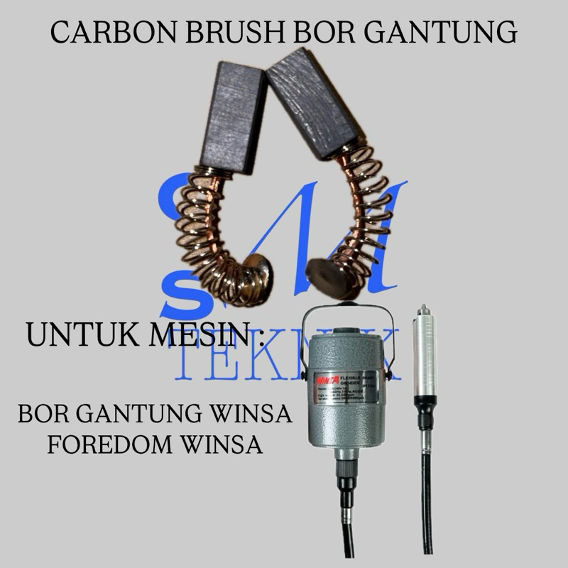 CARBON BRUSH ARANG MESIN BOR GANTUNG WINSA ARENG FOREDOM WINSA