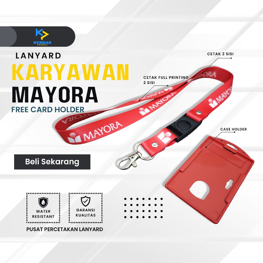 

Tali Lanyard MAYORA | Free 1pcs Card Holder