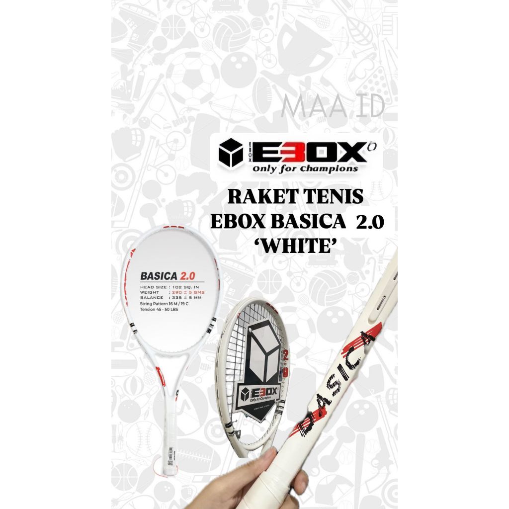 Raket Tenis Tenis Ebox Basica 2.0 Original