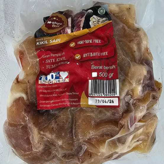 

Kikil Sapi Organik 500gr