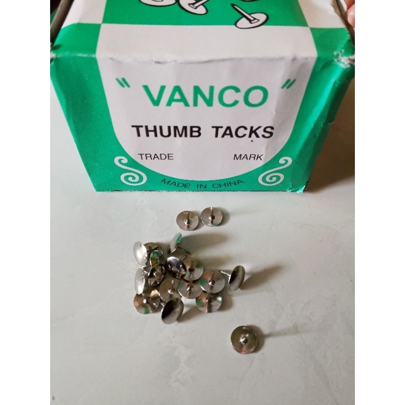 

Paku picik Thumb Tacks Vanco isi 20