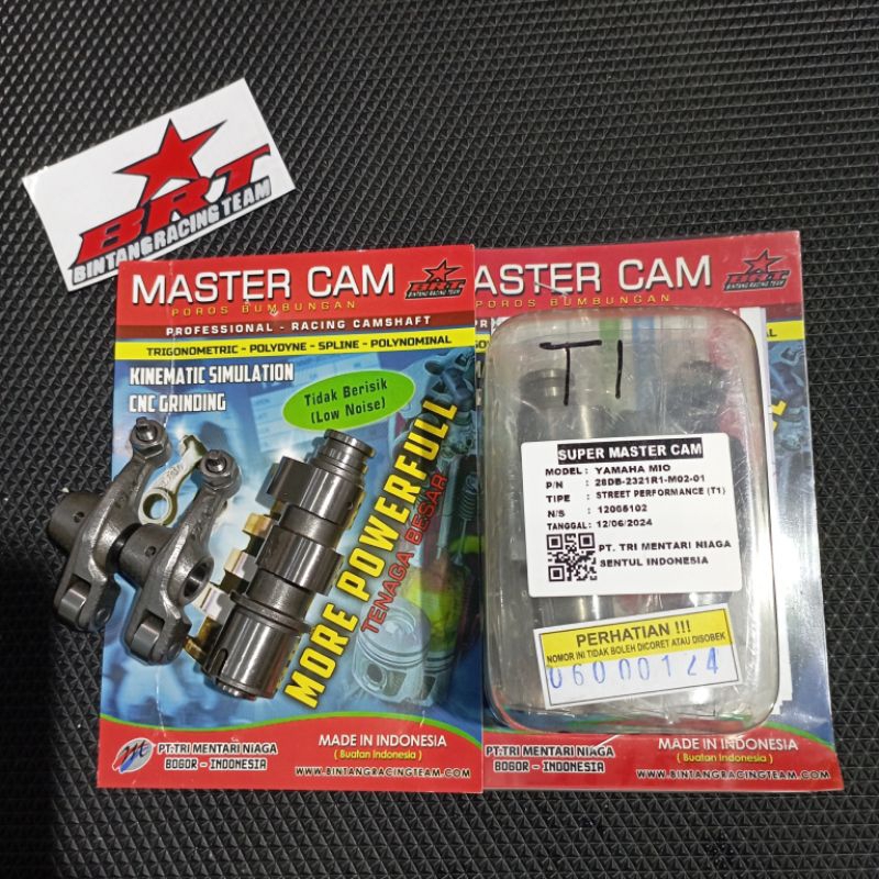 Noken As BRT + RRA MIO SPORTY KARBU Master Cam BRT S/T1/T2/R MIO SPORTY/SMILE CNC GRINDING