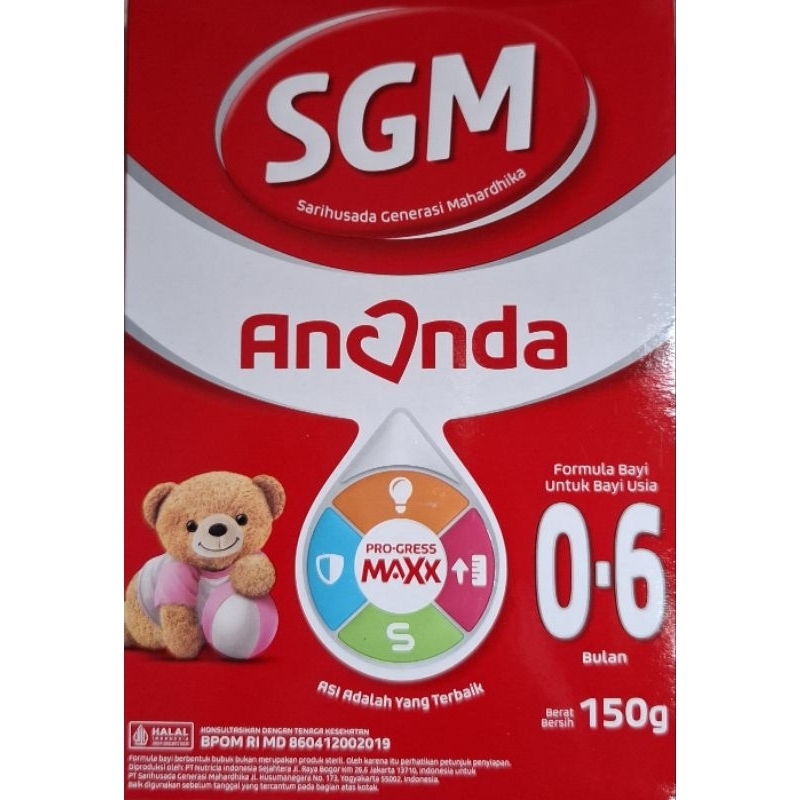 Susu SGM Ananda 120 gram untuk bayi 0 - 6 bulan dan 6 - 12 bulan