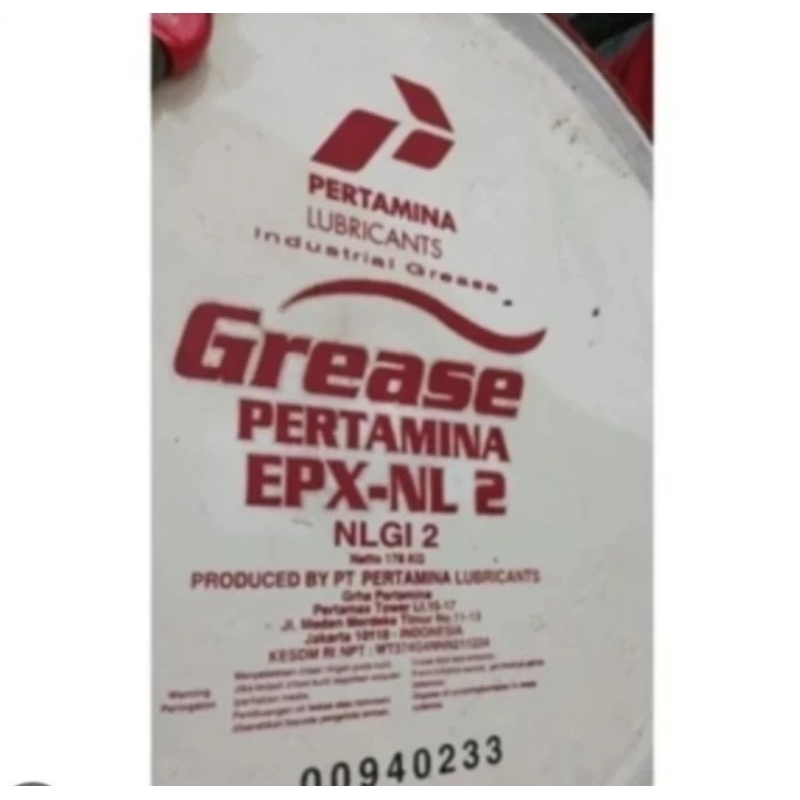 GREASE PERTAMINA EPX NLGI 2 BERAT 178KG