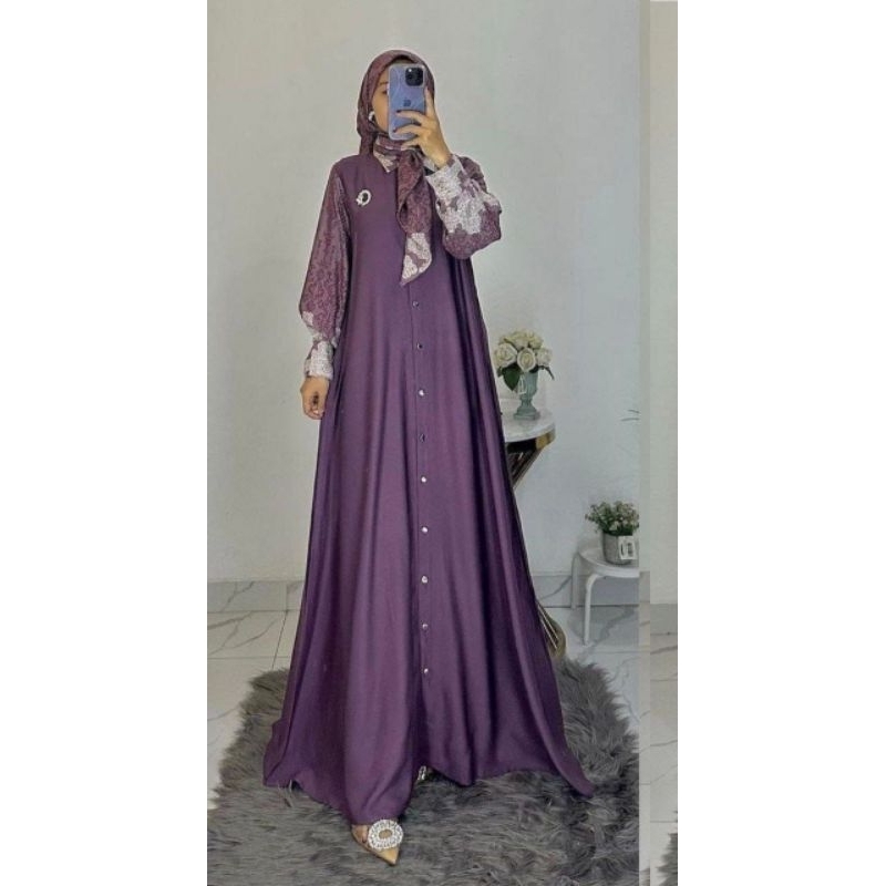 SET HIJAB GAMIS SYAR'I JUMBO BUSUI FRIENDLY