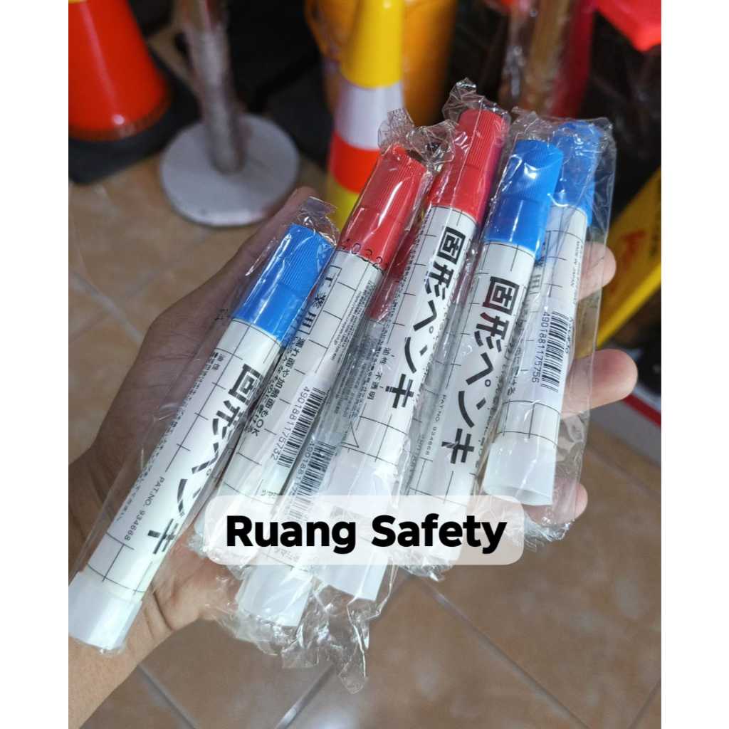 

SOLID STEEL MARKER SAKURA MERAH BIRU 100% ORIGINAL MEDE IN JAPAN / SPIDOL PENANDA BESI PERMANEN