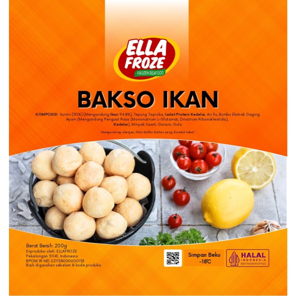 

ELLAFROZE BAKSO IKAN IKAN OLAHAN 200GR