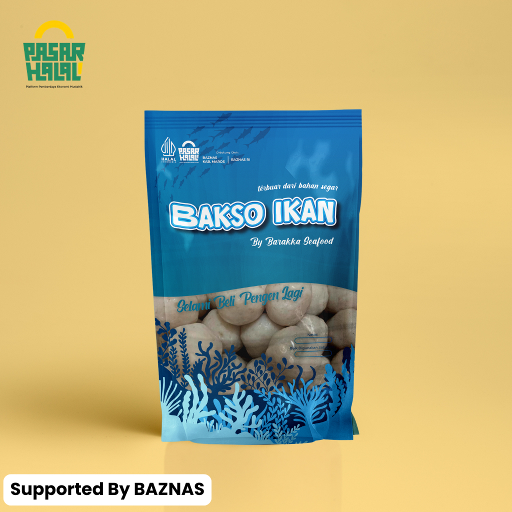 

Baso Ikan Frozen Barakka Seafood 250gr - Bakso Ikan Halal Segar Tanpa Pengawet | Siap Masak