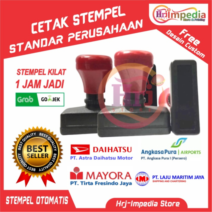 

Cetak Stempel Otomatis Standar Perusahaan PT/CV | Cetak Stempel Logo Custom | Cetak Stempel Warna Flash
