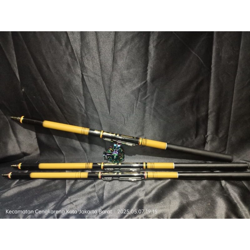 joran tegek set kolong oregon bangau lentur kuat