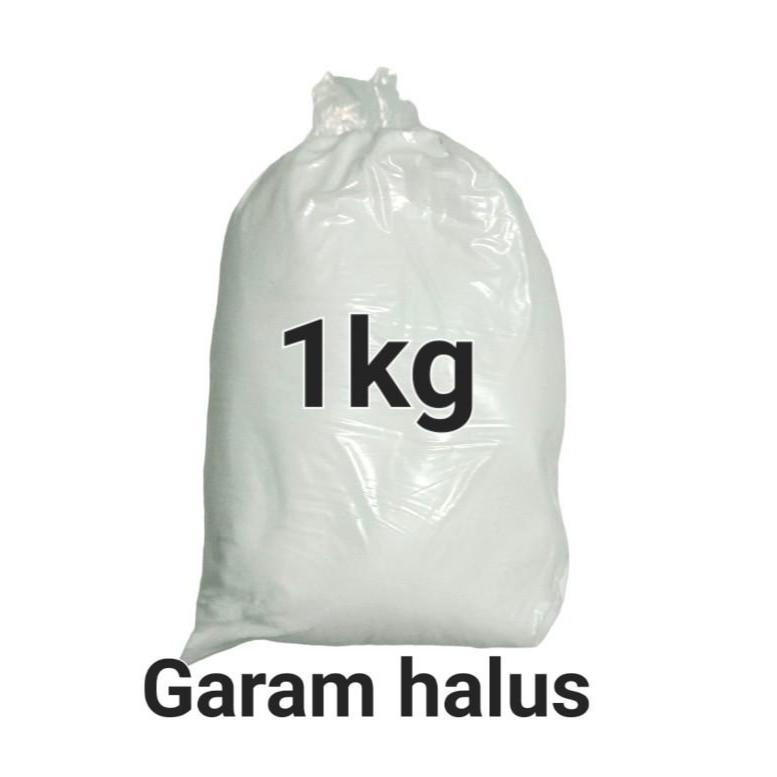 

Garam halus - Garam masak - Garam beryodium 1kg - Salt Bahan Makanan Asin