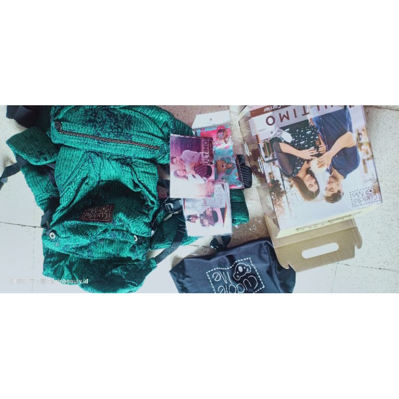 gendongan bayi cuddle me pl/ bekas minus box