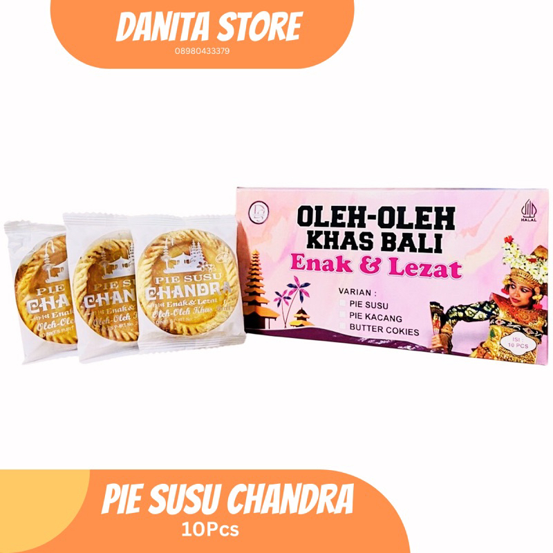

[BALI] - Pie Susu || Pie Kacang || Cokies Chandra isi 10 Pcs