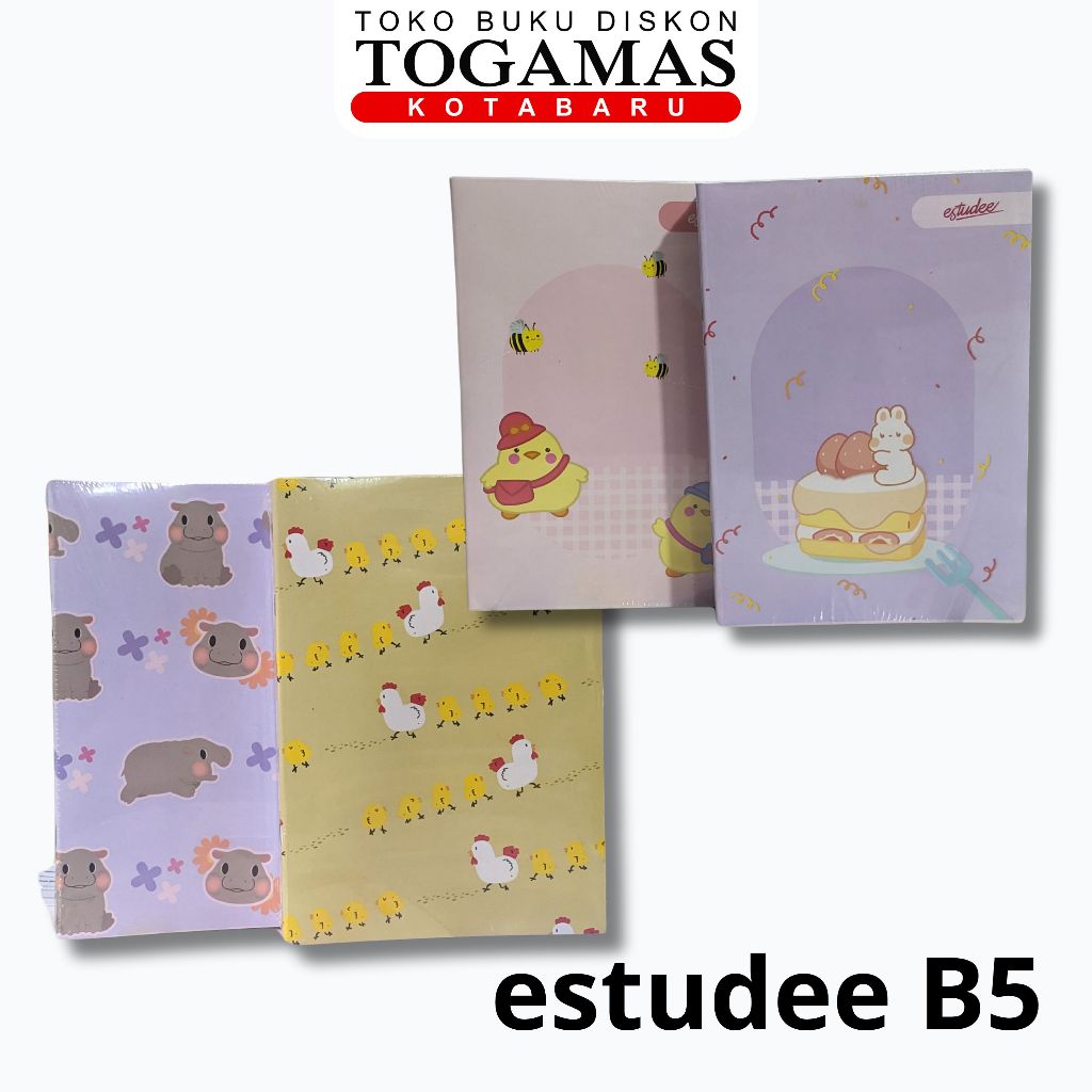 

Buku Tulis Estudee B5 Isi 6 Buku Motif Lucu