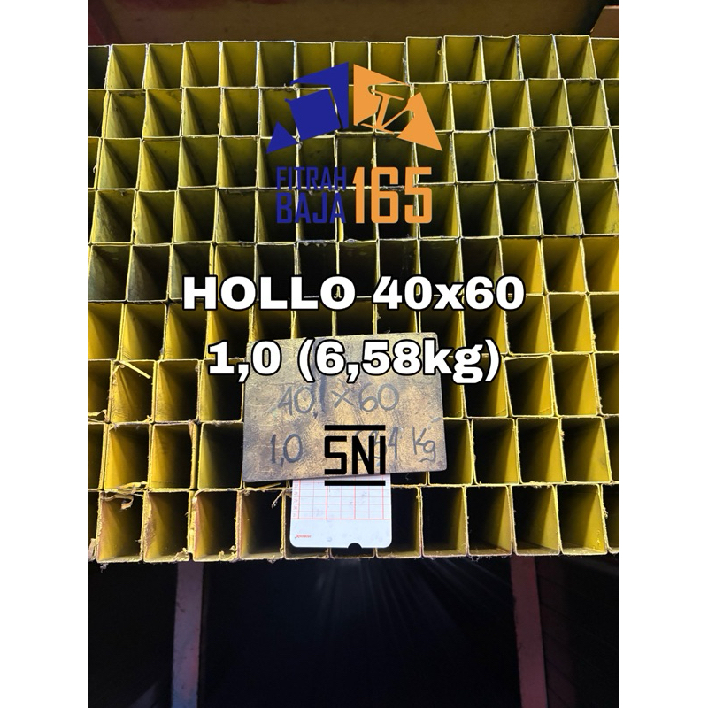 Besi Holo / Hollow Hitam 40x60